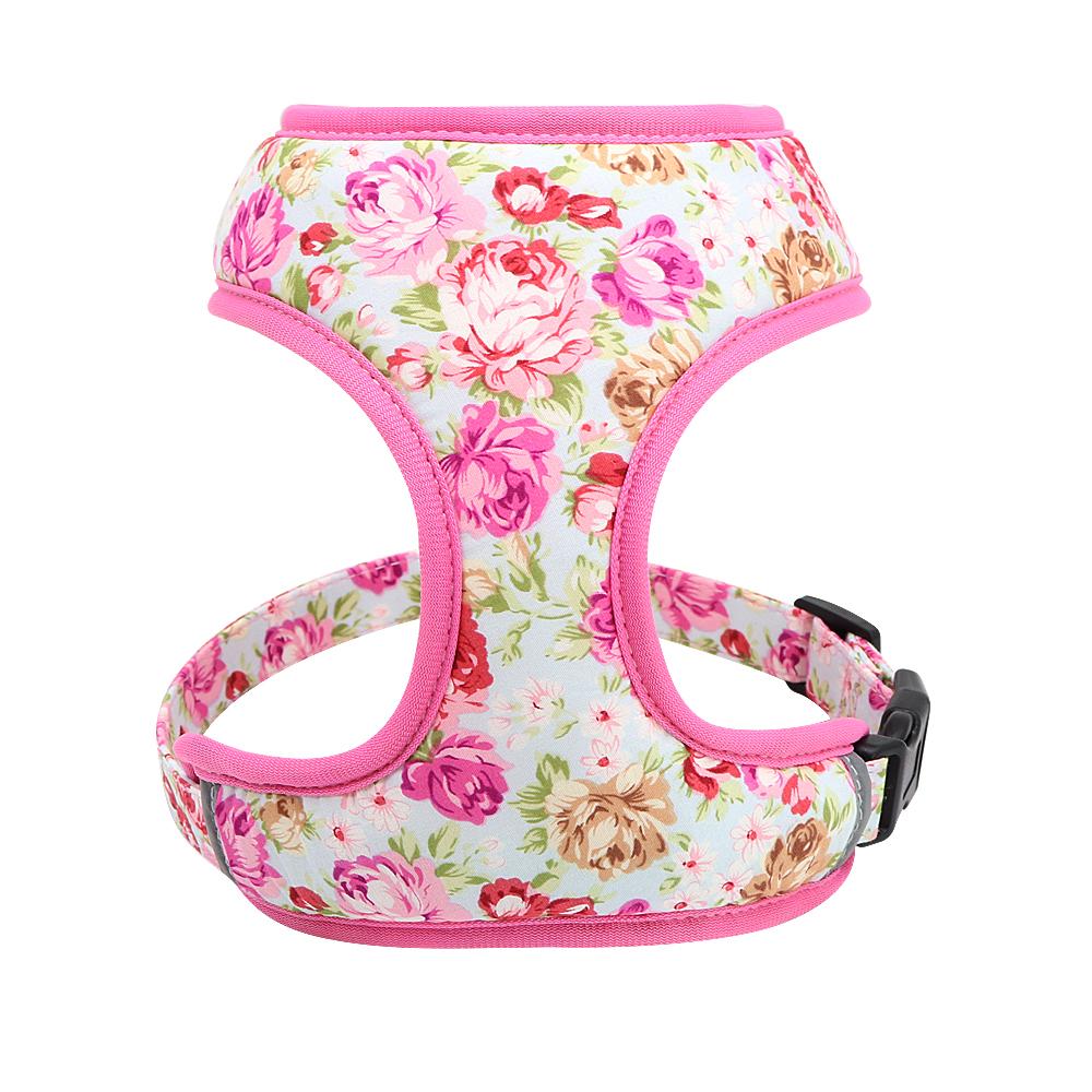 Nylon Dog Vest Harness Pet Lead Leash Breathable Padded Dogs Cat Harness With Belt Flower Print for Small Medium Large Dogs Cats S
Nylon Dog Vest Harness Pet Lead Leash Breathable Padded Dogs Cat Harness With Belt Flower Print for Small Medium Large Dogs Cats S