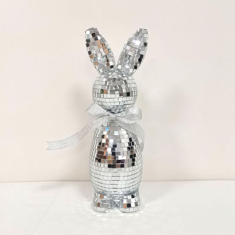 Bunny Easter Decorative Disco Glass Mirror Rabbit Sculptures For Easter Celebration Spring Tabletop Decor Versatile Home Decor 4XL
Bunny Easter Decorative Disco Glass Mirror Rabbit Sculptures For Easter Celebration Spring Tabletop Decor Versatile Home Decor 4XL