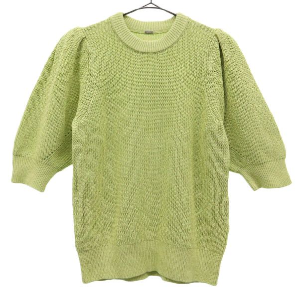 Mila Owen Five-quarter sleeve Linen blend puff sleeve knit pullover knit Women Used
Mila Owen Five-quarter sleeve Linen blend puff sleeve knit pullover knit Women Used