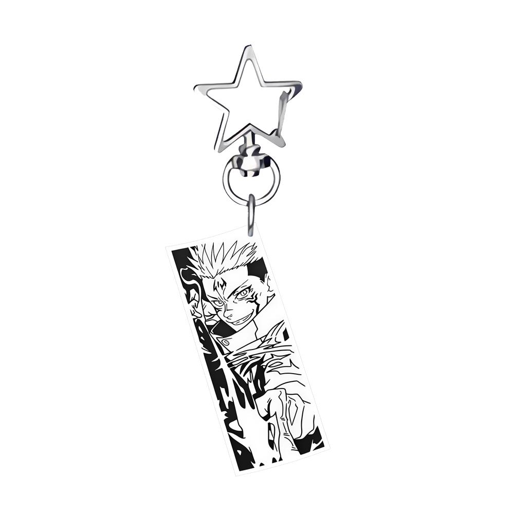 6Cm Anime Acrylic Keychain for Jjk Choso Kenjaku Kento Nanami Sukuna Long Strip Keychain Collectible Peripheral Gift for Fans -1 PCS
6Cm Anime Acrylic Keychain for Jjk Choso Kenjaku Kento Nanami Sukuna Long Strip Keychain Collectible Peripheral Gift for Fans -1 PCS