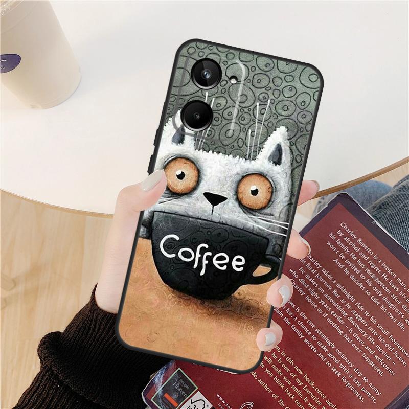 Cute Animal Cat Coffee Case For Realme 14 12 10 11 13 Pro Plus GT 6 6T 5 GT7 Pro C61 C55 C51 C21Y C25S C67 C75 C53 Realme 11 Pro
Cute Animal Cat Coffee Case For Realme 14 12 10 11 13 Pro Plus GT 6 6T 5 GT7 Pro C61 C55 C51 C21Y C25S C67 C75 C53 Realme 11 Pro