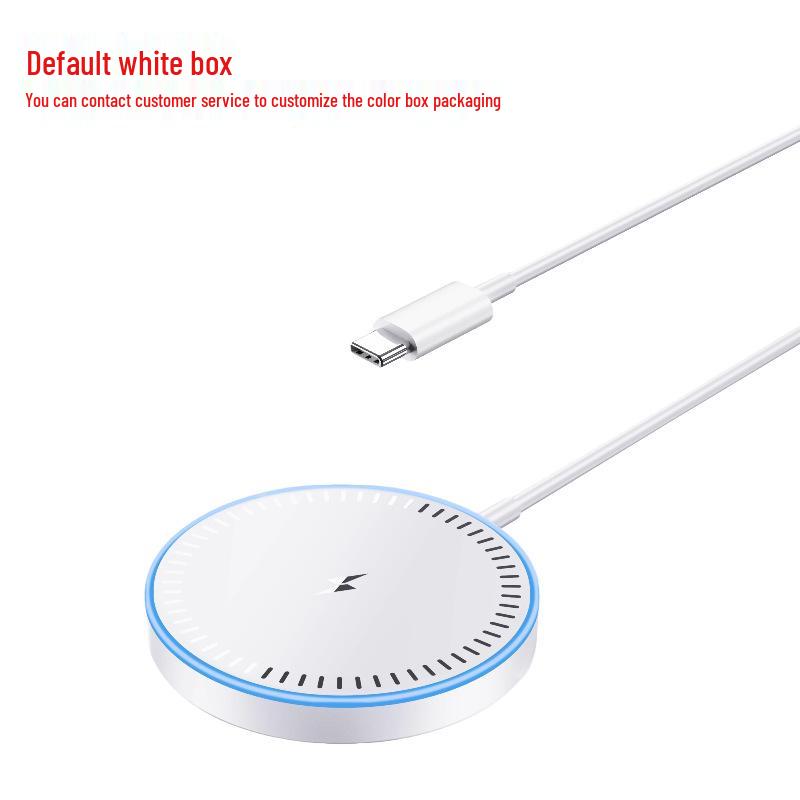 25W Magnetic Wireless Charger with LED Light Effect, Qi 2.2 Low-Temperature Fast Charging
25W Magnetic Wireless Charger with LED Light Effect, Qi 2.2 Low-Temperature Fast Charging
