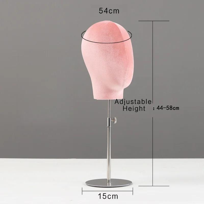 1PC Velvet Mannequin Head Stand Adjustable Metal Holder for Wigs Hats Glasses Jewelry Display Salon Shop Window Decoration
1PC Velvet Mannequin Head Stand Adjustable Metal Holder for Wigs Hats Glasses Jewelry Display Salon Shop Window Decoration
