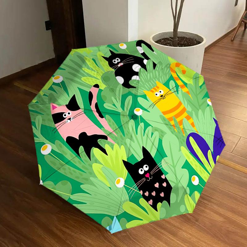 1pc Cat Garden Automatic Open/Close Umbrella, Formal Events - Ideal Gift for Family or Friends, Outdoor Accessory yy251211131
1pc Cat Garden Automatic Open/Close Umbrella, Formal Events - Ideal Gift for Family or Friends, Outdoor Accessory yy251211131