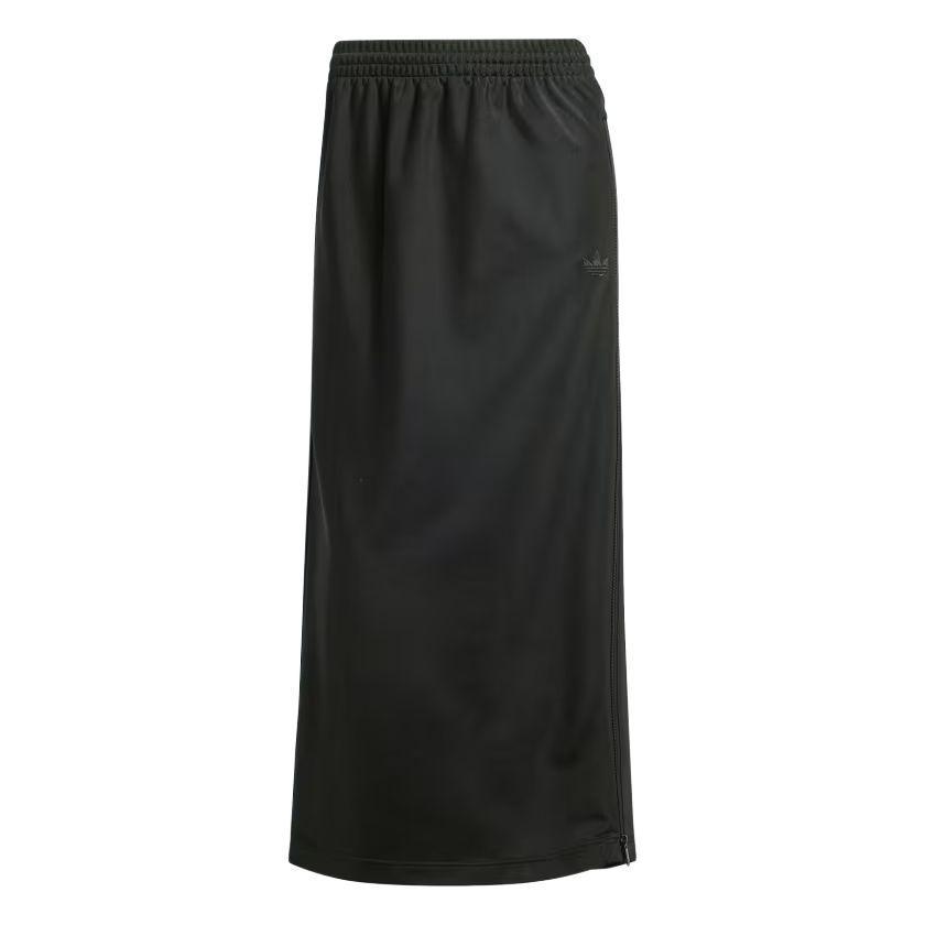 Adidas Firebird Минималистский стиль однотонный цвет энергичная личность молния миди повседневная юбка женские юбки черный IW5518 M