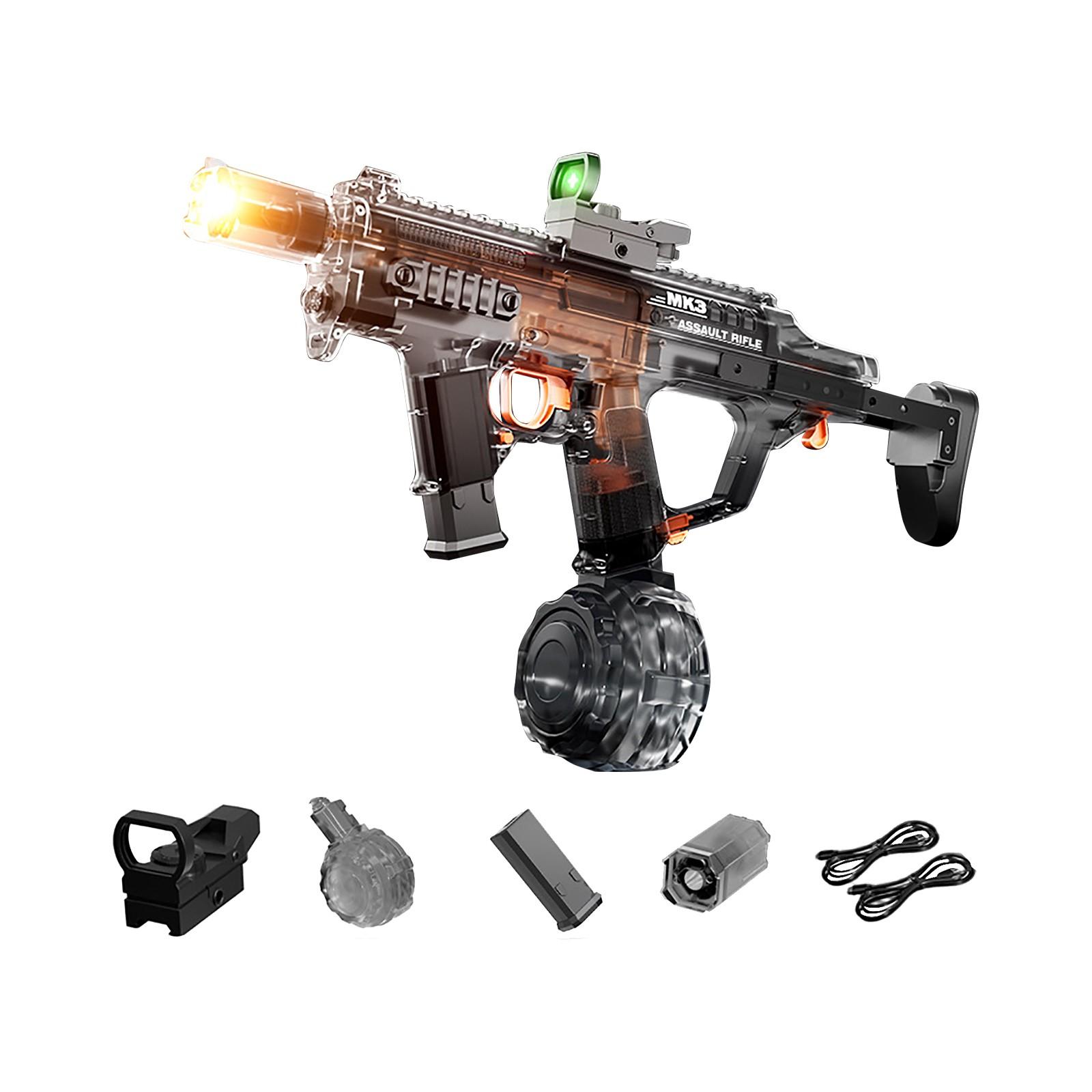 Водная игрушка Большая емкость Холодная вспышка Светильник Связь Самовсасывающий Вода Электрический Взрыв Вода One Size чёрный