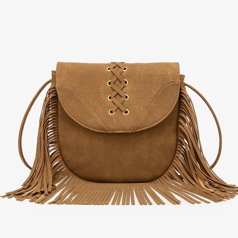 2025 New Niche Tassel Shoulder Bag All-match Bohemian Large-capacity Fashionable One-shoulder Cross-body коричневий
2025 New Niche Tassel Shoulder Bag All-match Bohemian Large-capacity Fashionable One-shoulder Cross-body коричневий