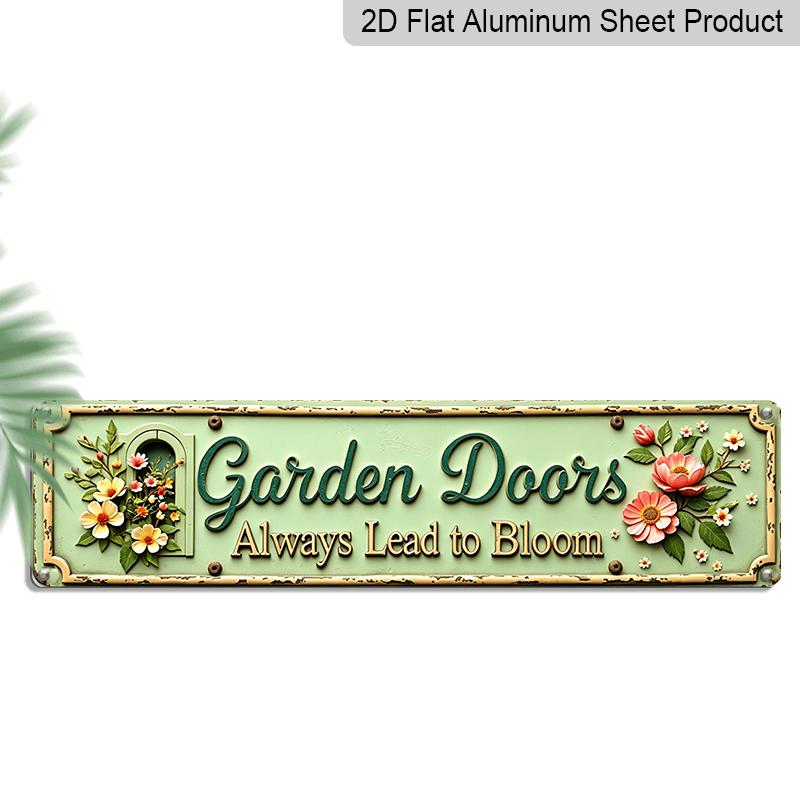 2D Flat Vintage-Style Aluminum Decorative Sign, Showcasing Floral Motifs and Inspiring Quotes, Perfect for Enhancing Gardens, Living Rooms, Cafes 40cm x 10cm
2D Flat Vintage-Style Aluminum Decorative Sign, Showcasing Floral Motifs and Inspiring Quotes, Perfect for Enhancing Gardens, Living Rooms, Cafes 40cm x 10cm