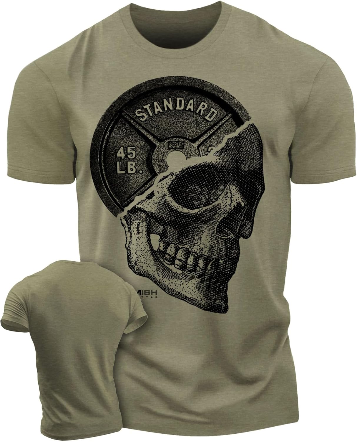 Gymish Lifestyle Skull Plate Gym Shirt, Work Out Deadlift Skull T-Shirt for Men 5XL різнокольоровий
Gymish Lifestyle Skull Plate Gym Shirt, Work Out Deadlift Skull T-Shirt for Men 5XL різнокольоровий