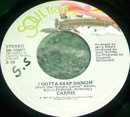 7inch Record CARRIE - I Gotta Keep Dancin / What s The Q SB10891 SOUL TRAIN 1977 US Soul/Funk Used
7inch Record CARRIE - I Gotta Keep Dancin / What s The Q SB10891 SOUL TRAIN 1977 US Soul/Funk Used
