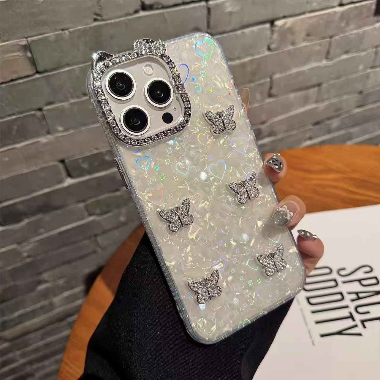 Cat Ear Heart Shell Pattern iPhone 11/12/15/16/17 Pro Max Case with Bow Design 13 Pro Max
Cat Ear Heart Shell Pattern iPhone 11/12/15/16/17 Pro Max Case with Bow Design 13 Pro Max
