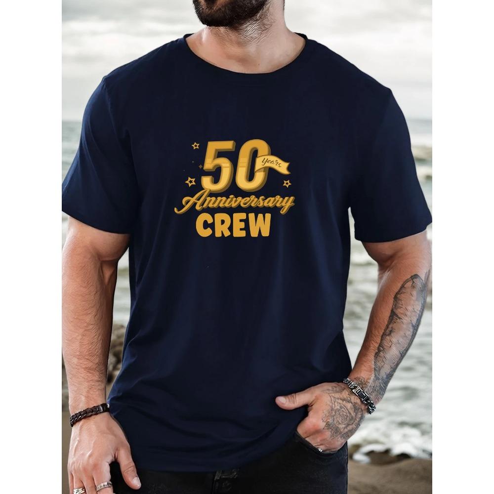 Men s 50th Anniversary Pattern Summer Casual Crew Neck Short T-Shirt XXXL
Men s 50th Anniversary Pattern Summer Casual Crew Neck Short T-Shirt XXXL