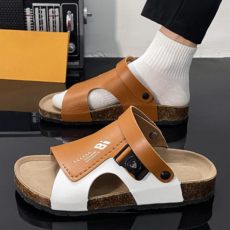 Sandals men s large size fashion casual summer new men s cool slippers beach shoes platform dual-purpose sandals tide 45 коричневий
Sandals men s large size fashion casual summer new men s cool slippers beach shoes platform dual-purpose sandals tide 45 коричневий