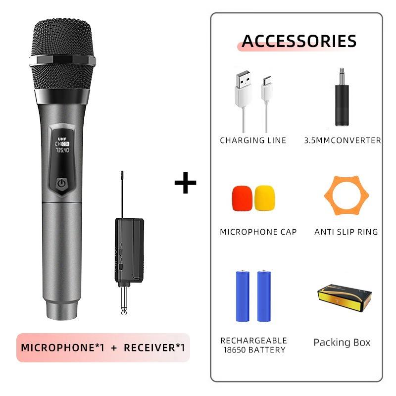 Профессиональный беспроводной микрофон 2.4G 108, для сценического пения, аккумуляторный, подключи и играй, динамический для сценического пения, вокального шоу серый
Профессиональный беспроводной микрофон 2.4G 108, для сценического пения, аккумуляторный, подключи и играй, динамический для сценического пения, вокального шоу серый