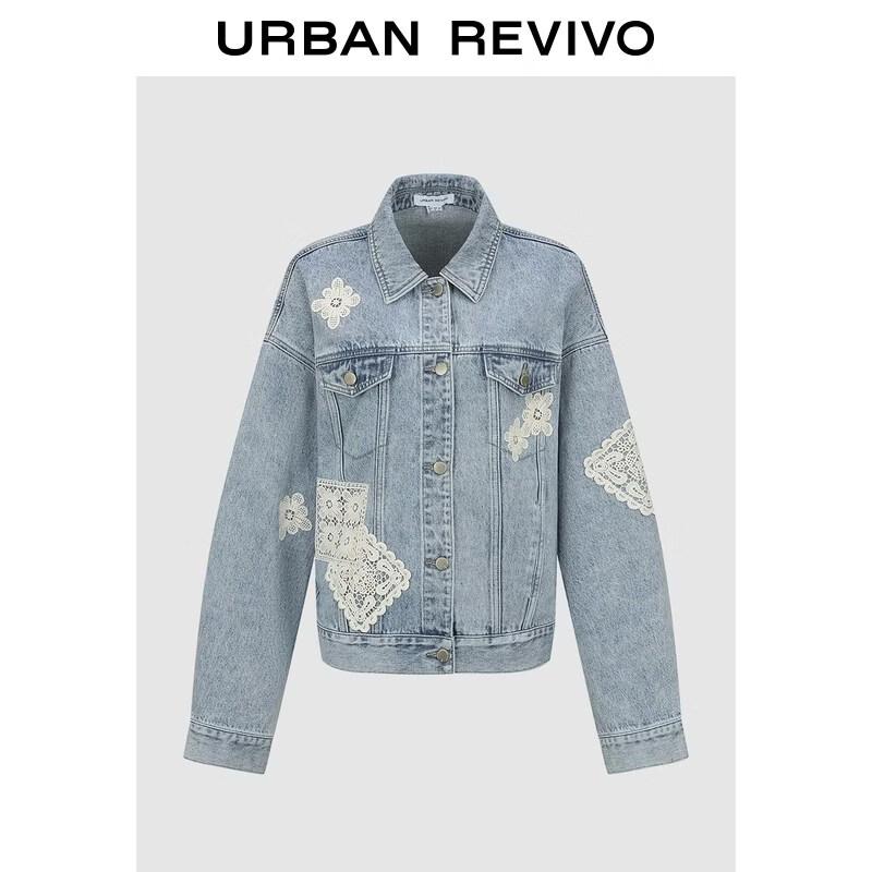 UR 2026 Women s Washed Lace Appliqué Denim Jacket M
UR 2026 Women s Washed Lace Appliqué Denim Jacket M