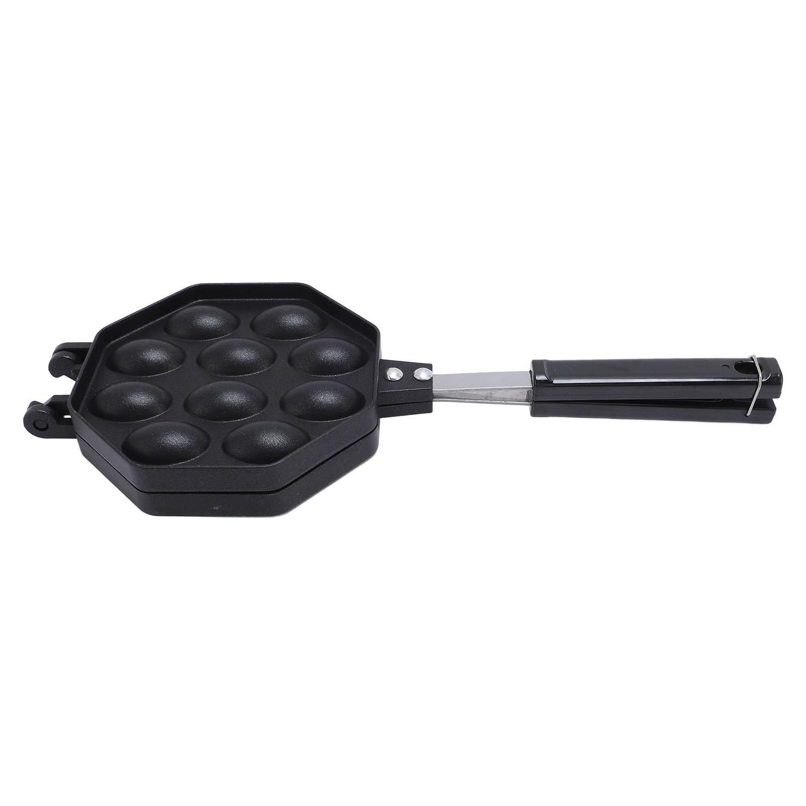 Egg Waffle Pan Aluminum Alloy Anti Stick Anti Scald Handle Bubble Waffle Maker for Home Commercial Use
Egg Waffle Pan Aluminum Alloy Anti Stick Anti Scald Handle Bubble Waffle Maker for Home Commercial Use