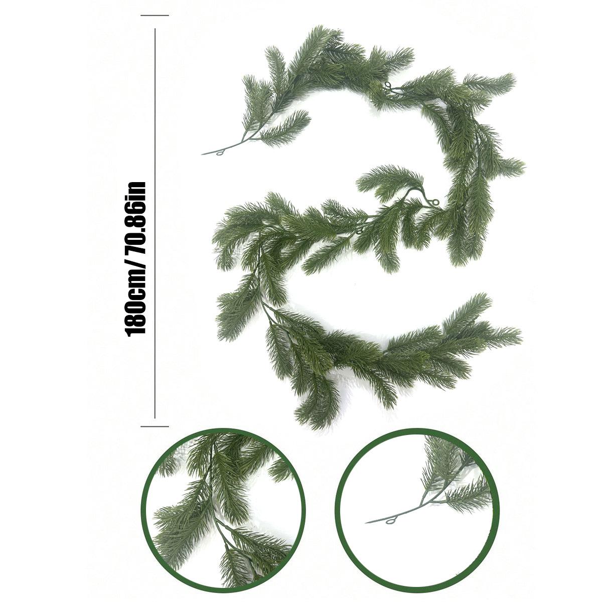 Искусственная пластиковая имитация ротанга из сосновой хвои для рождественского настенного подвеса, новогоднее украшение для окна, домашний декор для обеденного стола, зеленое растение
Искусственная пластиковая имитация ротанга из сосновой хвои для рождественского настенного подвеса, новогоднее украшение для окна, домашний декор для обеденного стола, зеленое растение