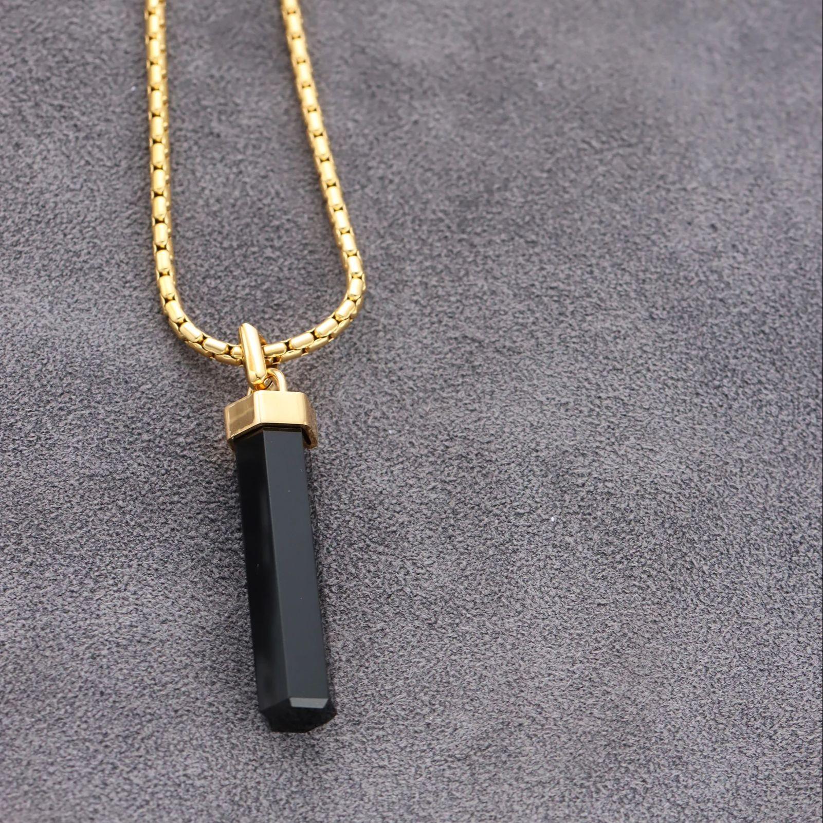 Chamica High Quality Onyx Classic Men s Daily Stainless Steel Necklace Fine Jewelry 61cm(24inch) золотий
Chamica High Quality Onyx Classic Men s Daily Stainless Steel Necklace Fine Jewelry 61cm(24inch) золотий
