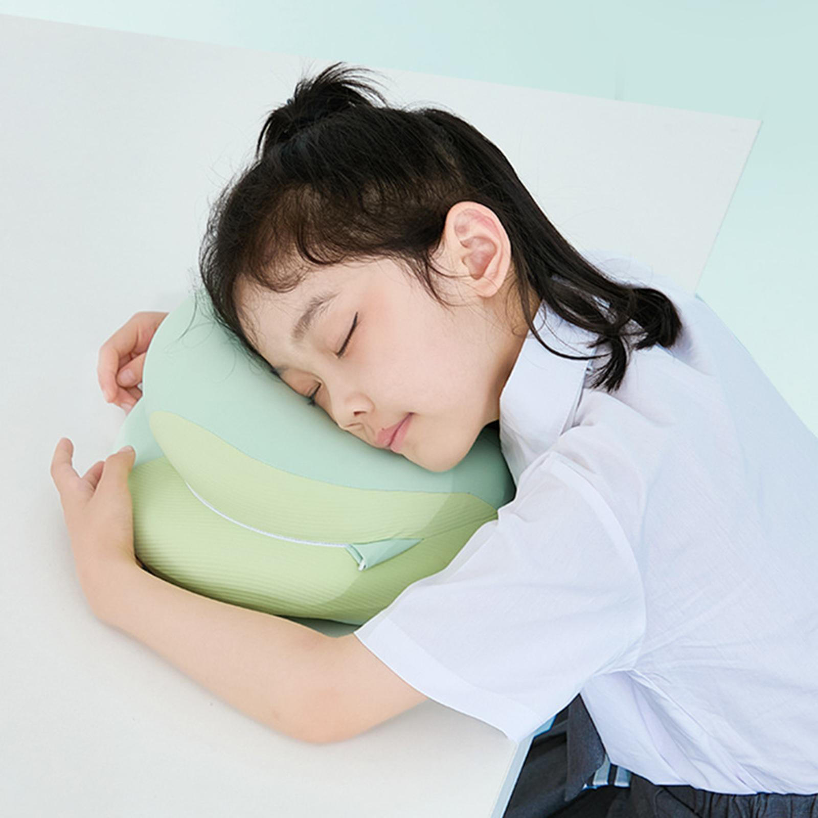 Desk Napping Pillow Memory Foam Neck Support Cushion for Boys Girls Travel зелёный 
Desk Napping Pillow Memory Foam Neck Support Cushion for Boys Girls Travel зелёный