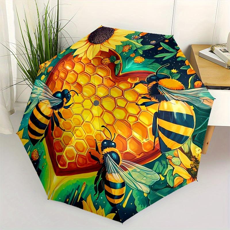 1pc Honeycomb Heart with Bees Umbrella with Plastic Handle,Suitable for All Seasons Home Travel Outdoor UmbrellaB1857
1pc Honeycomb Heart with Bees Umbrella with Plastic Handle,Suitable for All Seasons Home Travel Outdoor UmbrellaB1857