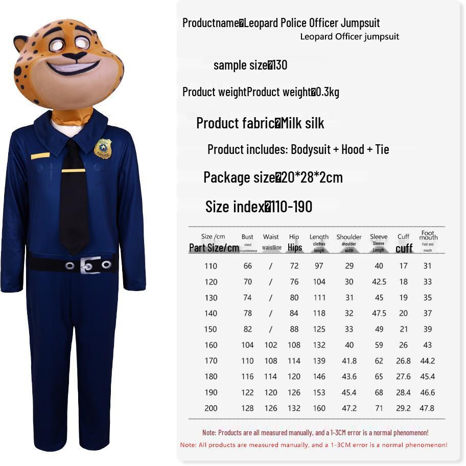Zootopia Clawhauser Flash Kids Halloween Costume - Animal City Party Outfit Child 140
Zootopia Clawhauser Flash Kids Halloween Costume - Animal City Party Outfit Child 140