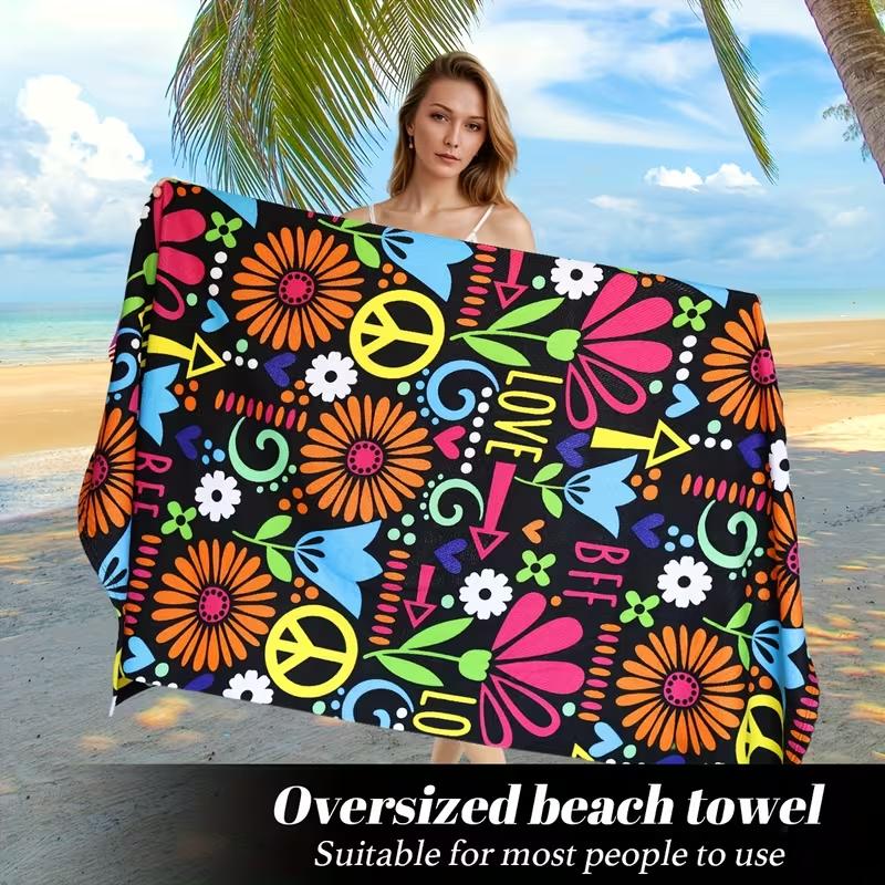 Super Sized Ultra-fine Fiber Beach Towels Blankets Are Suitable for Swimming Pool Travel and Outdoor Use Essential Travel Items W30*H60(CM)
Super Sized Ultra-fine Fiber Beach Towels Blankets Are Suitable for Swimming Pool Travel and Outdoor Use Essential Travel Items W30*H60(CM)