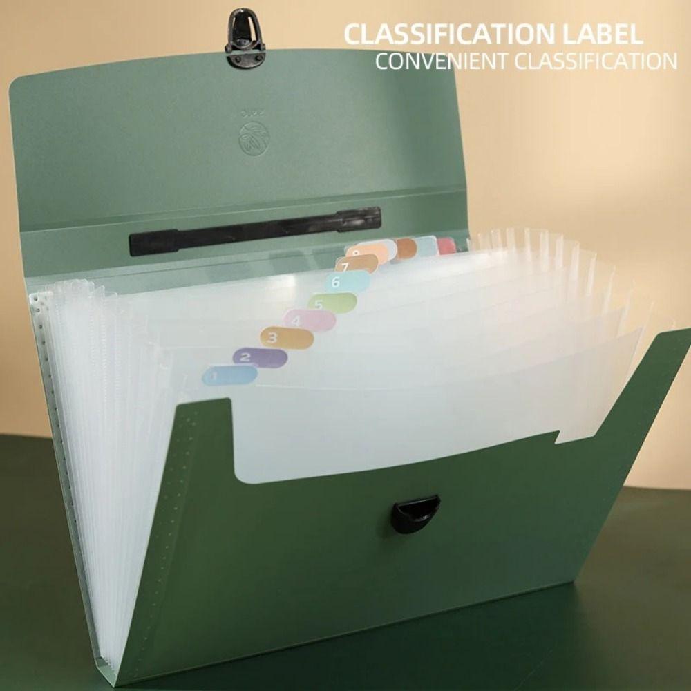 OG Fashion 13 Layers Organ Bag Multi-layer A4 File Folder Creative A4 File Storage Bag Family бежевый
OG Fashion 13 Layers Organ Bag Multi-layer A4 File Folder Creative A4 File Storage Bag Family бежевый