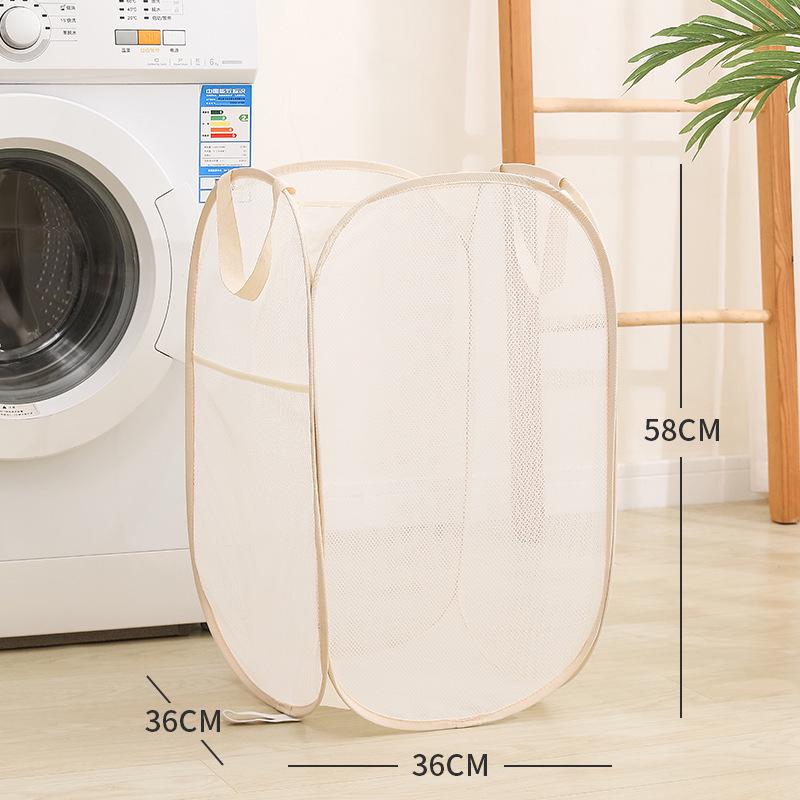 Upgraded Foldable Handheld Laundry Basket - Large, Hollow Design for Household/Bathroom Storage
Upgraded Foldable Handheld Laundry Basket - Large, Hollow Design for Household/Bathroom Storage