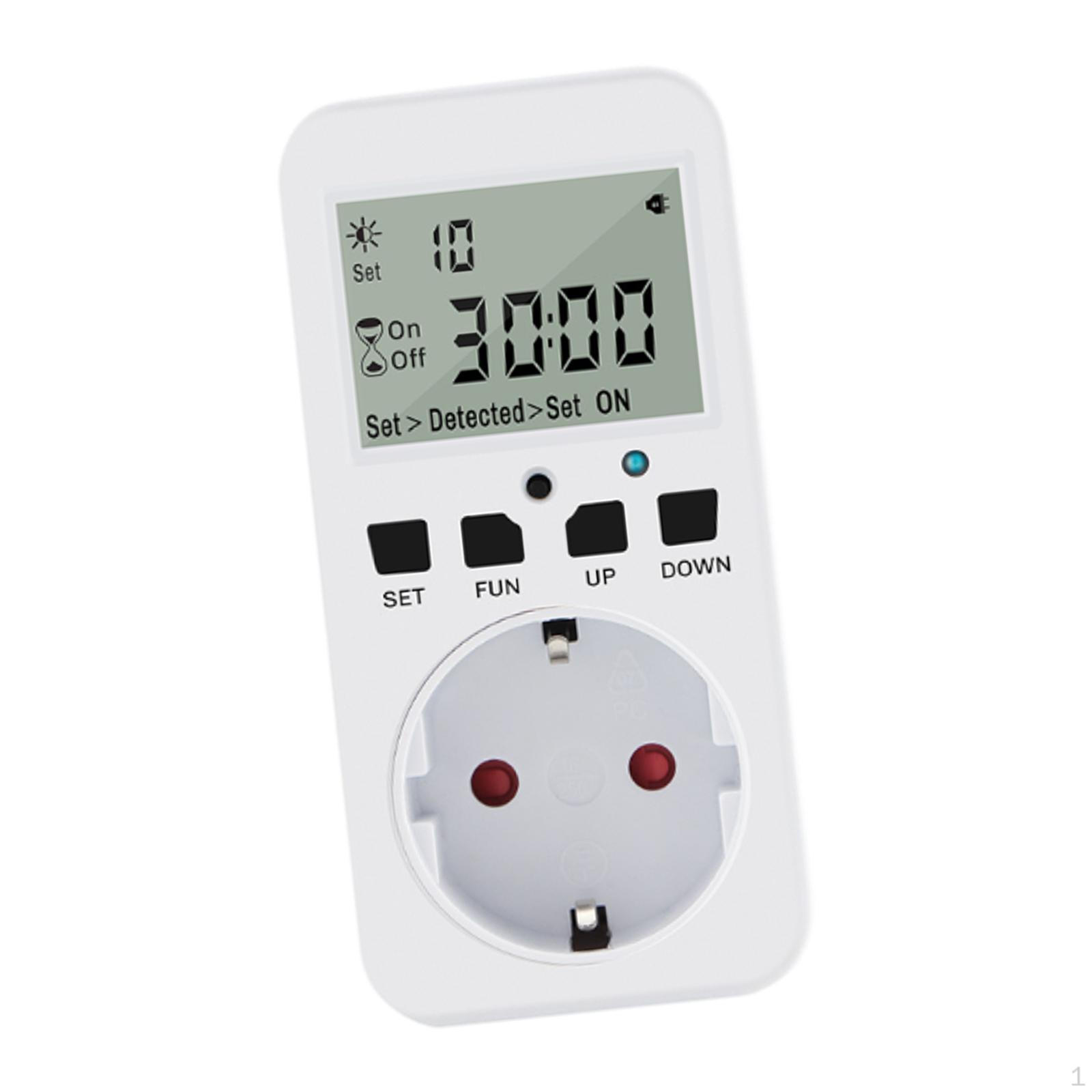Timer Switch Programmable Kids Protection Kitchen Digital Outlet Plug for Outside
Timer Switch Programmable Kids Protection Kitchen Digital Outlet Plug for Outside