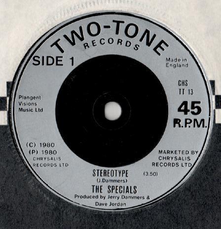7inch Record SPECIALS - Stereotype CHSTT13 Two-Tone Record 1980 UK Reggae, Ska & Dub Used
7inch Record SPECIALS - Stereotype CHSTT13 Two-Tone Record 1980 UK Reggae, Ska & Dub Used