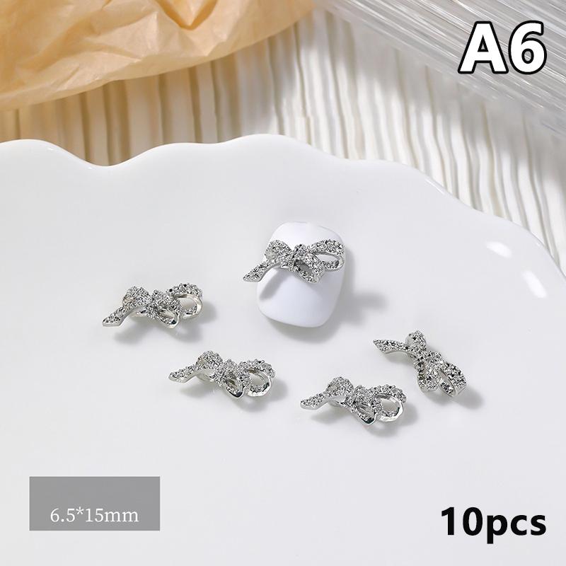 10Pcs Alloy Bow Diamond Luxury Heart Square Nail Art Rhinestones Gems Sparkle Glass Nail Stones DIY Charms A6
10Pcs Alloy Bow Diamond Luxury Heart Square Nail Art Rhinestones Gems Sparkle Glass Nail Stones DIY Charms A6