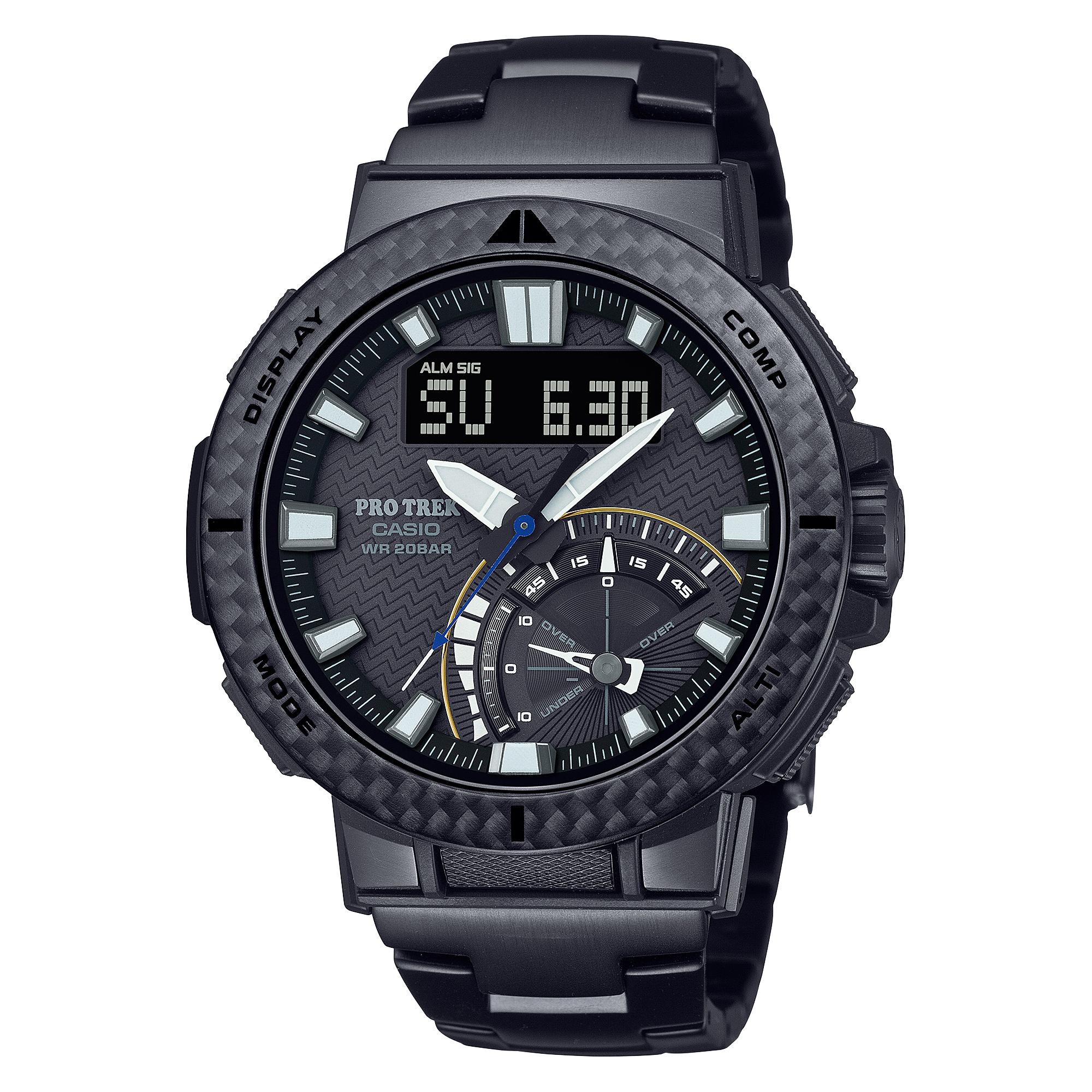 Casio Men s Stainless Steel 200M Water Resistant Digital Alarm Quartz Watch PRW-73XT-1 чорний
Casio Men s Stainless Steel 200M Water Resistant Digital Alarm Quartz Watch PRW-73XT-1 чорний