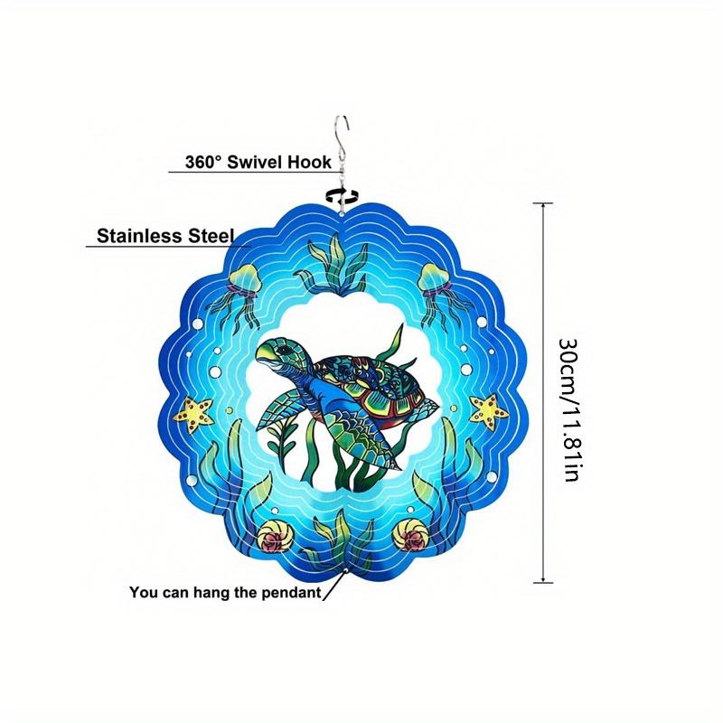 Ветряной ротатор 12 дюймов 3D из нержавеющей стали дизайн черепахи металлическое искусство геометрический узор подвеска кинетическая энергия украшение для двора сада нержавеющая 1pc
Ветряной ротатор 12 дюймов 3D из нержавеющей стали дизайн черепахи металлическое искусство геометрический узор подвеска кинетическая энергия украшение для двора сада нержавеющая 1pc