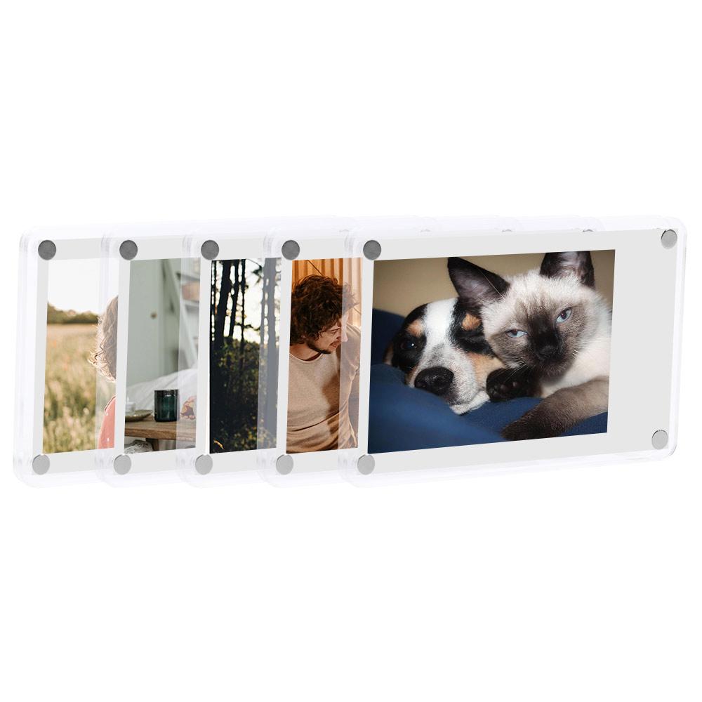 5pcs DIY Fridge Magnetic Photo Frame Refrigerator Magnet Picture Frame for Instant Photo Excluding photos
5pcs DIY Fridge Magnetic Photo Frame Refrigerator Magnet Picture Frame for Instant Photo Excluding photos