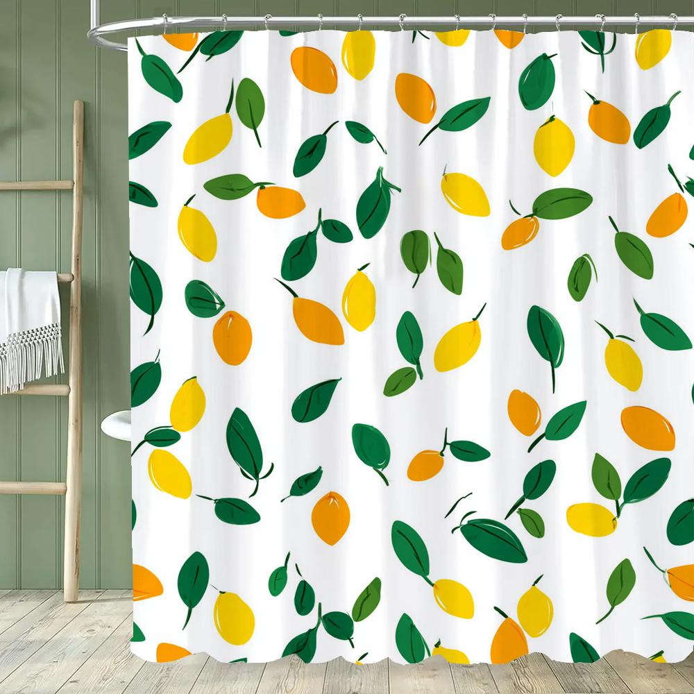 1Pc Plant Cherry Strawberry Lemon Shower Curtain, Bathroom Decorative Shower Curtain, Waterproof Shower Curtain With Hooks W60H190(CM)-1 Pcs
1Pc Plant Cherry Strawberry Lemon Shower Curtain, Bathroom Decorative Shower Curtain, Waterproof Shower Curtain With Hooks W60H190(CM)-1 Pcs