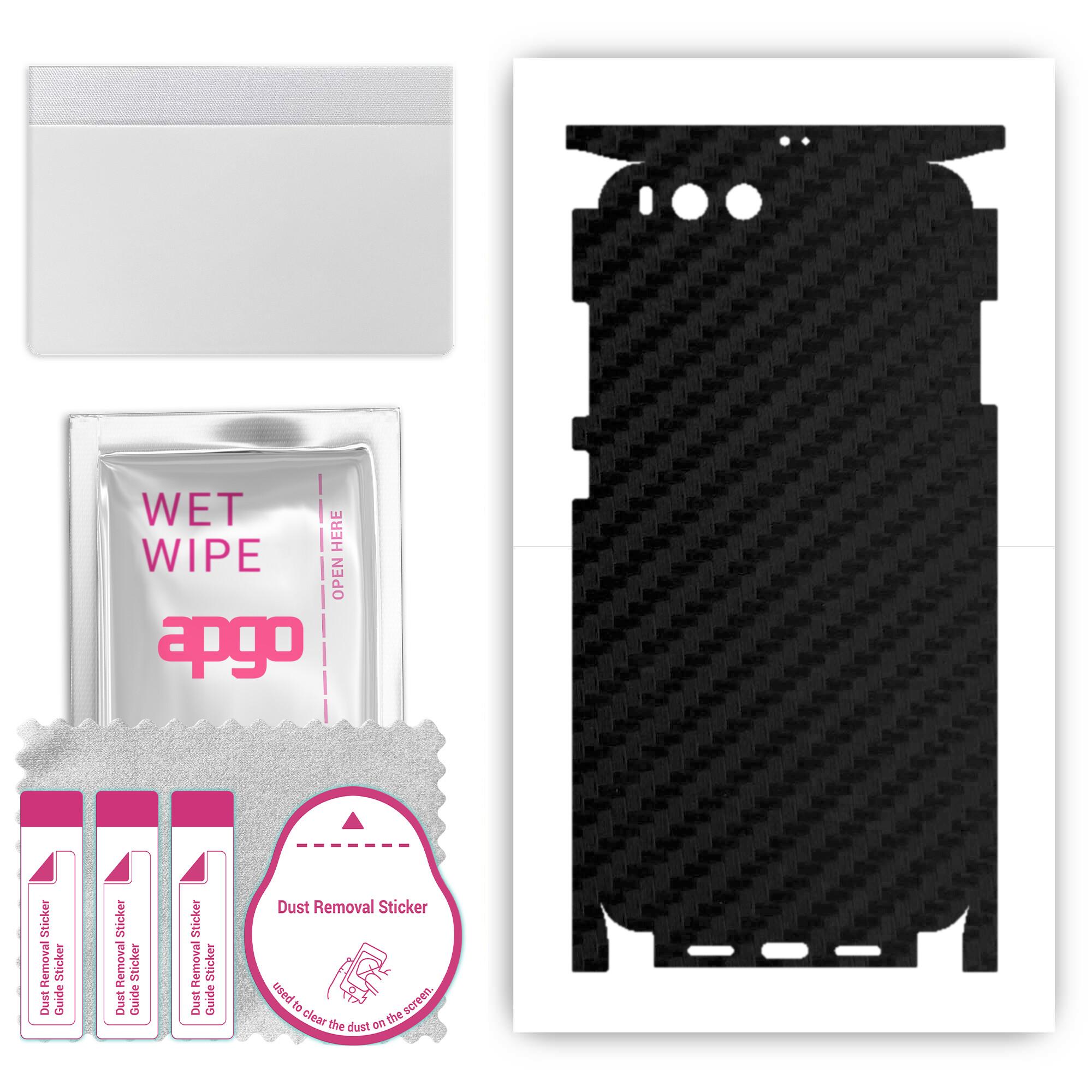 apgo Protective Skin Sticker for the back+sides compatible with Xiaomi Mi 6, Full Wrap Film, Foil, Vinyl - Pattern Carbon Black
apgo Protective Skin Sticker for the back+sides compatible with Xiaomi Mi 6, Full Wrap Film, Foil, Vinyl - Pattern Carbon Black