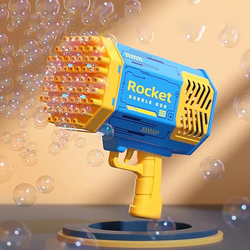 69 Holes Rocket Bubble Gun Machine Angel LED Kids Automatic Soap Bubbles Blower Maker Toys for Wedding Party Outdoor Games рожевий
69 Holes Rocket Bubble Gun Machine Angel LED Kids Automatic Soap Bubbles Blower Maker Toys for Wedding Party Outdoor Games рожевий