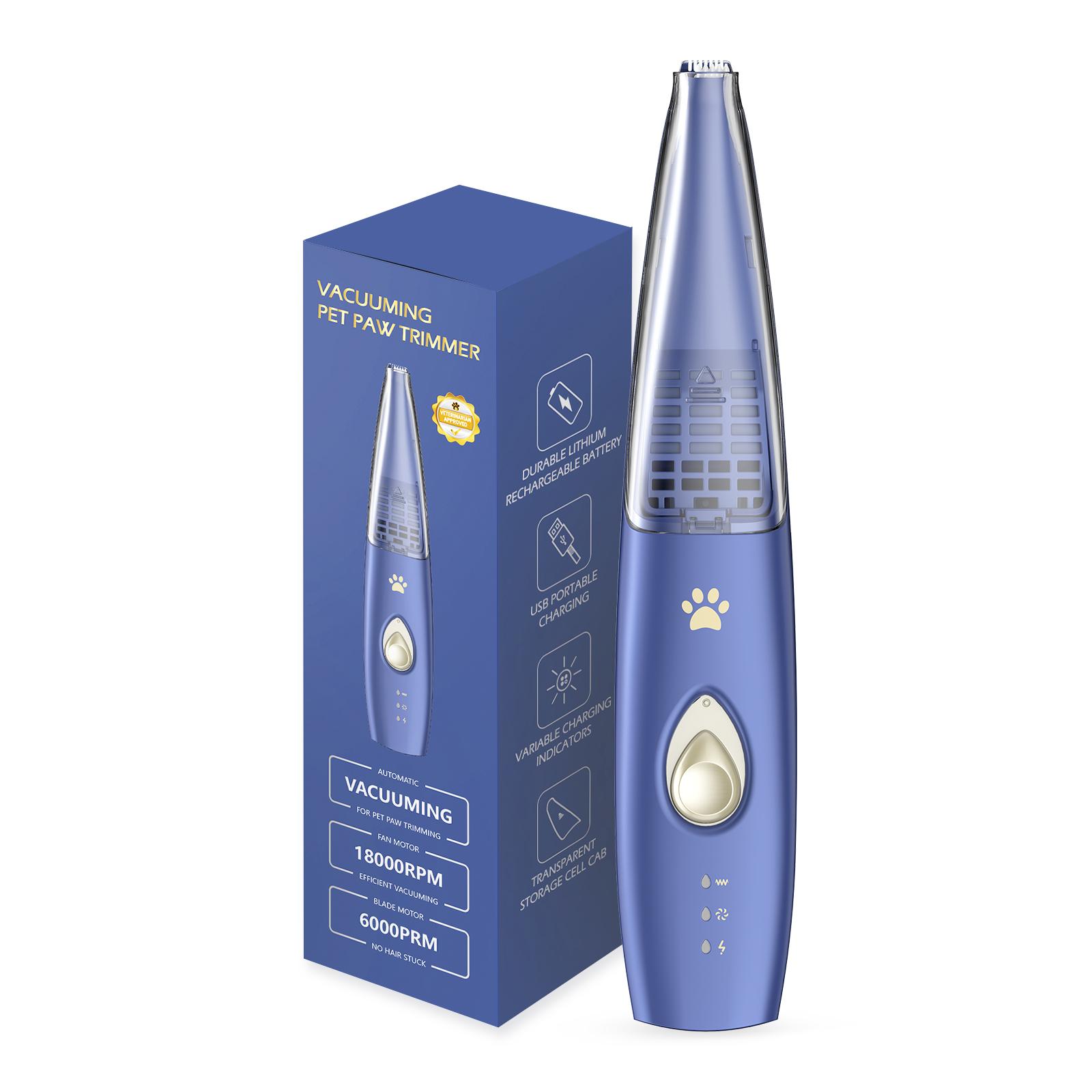 Триммер для лап с вакуумным всасыванием 2 режима Беспроводной триммер для шерсти на лапах и морде питомца Машинка для стрижки шерсти для кошек синий
Триммер для лап с вакуумным всасыванием 2 режима Беспроводной триммер для шерсти на лапах и морде питомца Машинка для стрижки шерсти для кошек синий