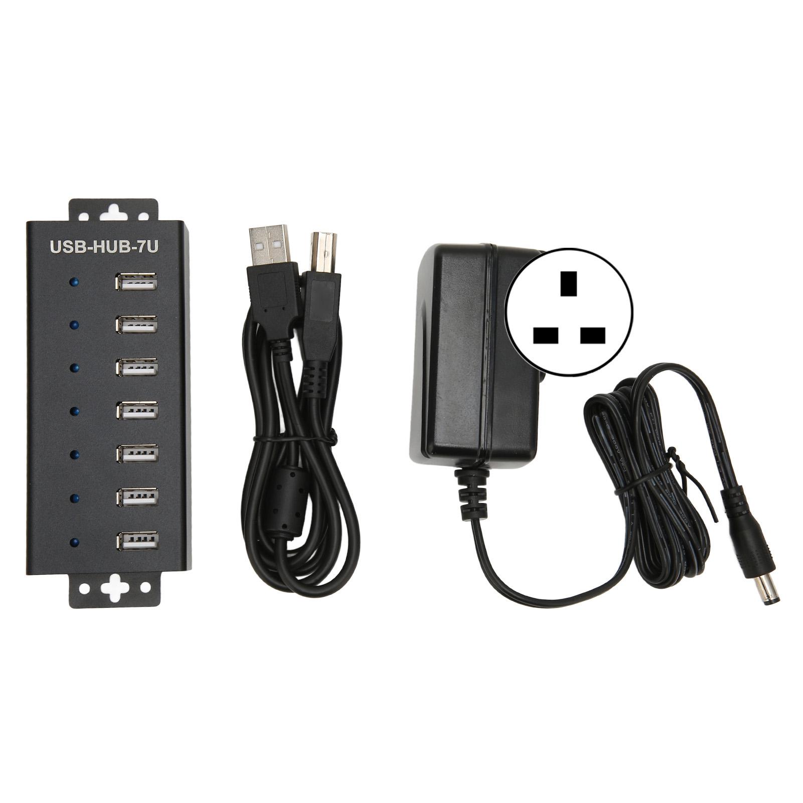 7-портовый USB-концентратор промышленного класса USB2.0, многофункциональная защита, многоинтерфейсный концентратор USB2.0 100‑240 В UK Plug
7-портовый USB-концентратор промышленного класса USB2.0, многофункциональная защита, многоинтерфейсный концентратор USB2.0 100‑240 В UK Plug