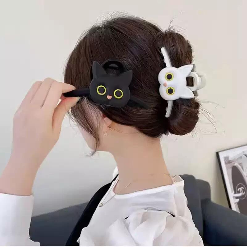 Large Cute Cat Updo Claw Clip Shark Hairpin for Women білий
Large Cute Cat Updo Claw Clip Shark Hairpin for Women білий