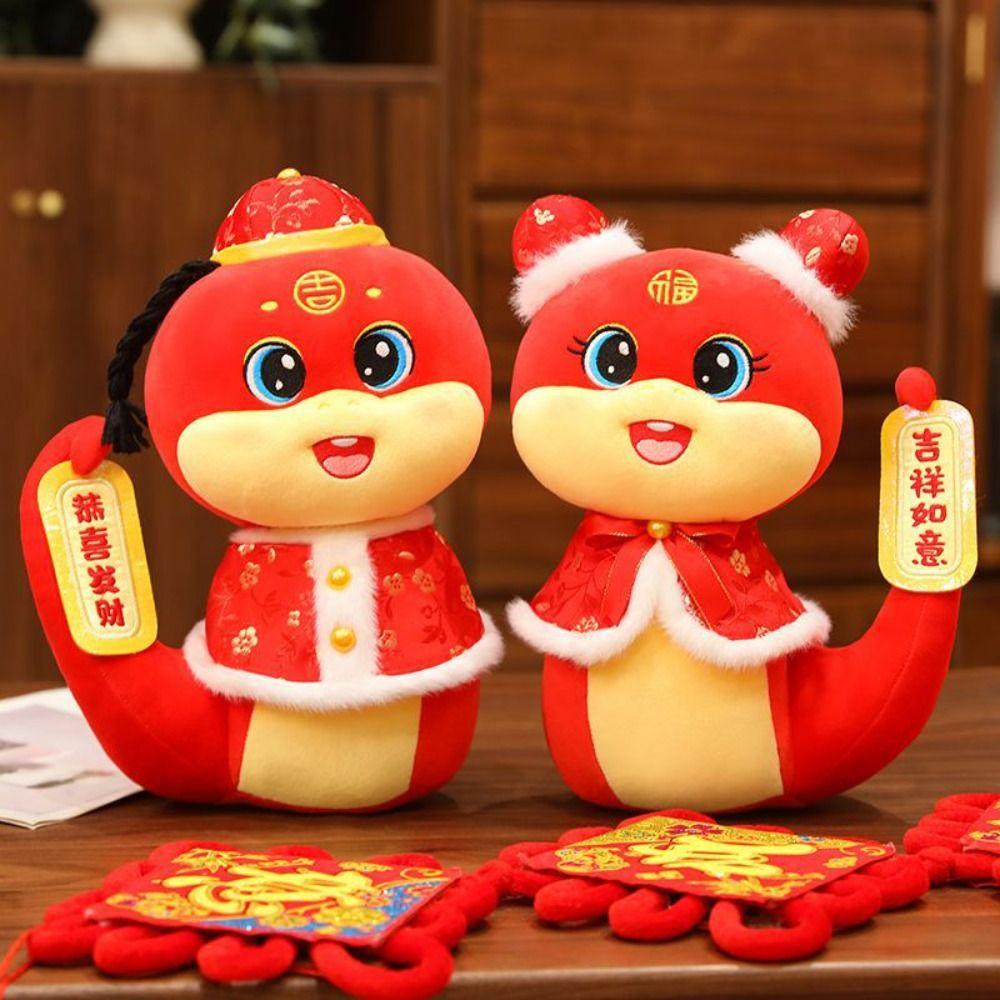 Soft 2025 Snake Year Mascot Toy Blessing Snake Plush Toy Home Office Bedroom Decoration 19CM-StyleA
Soft 2025 Snake Year Mascot Toy Blessing Snake Plush Toy Home Office Bedroom Decoration 19CM-StyleA