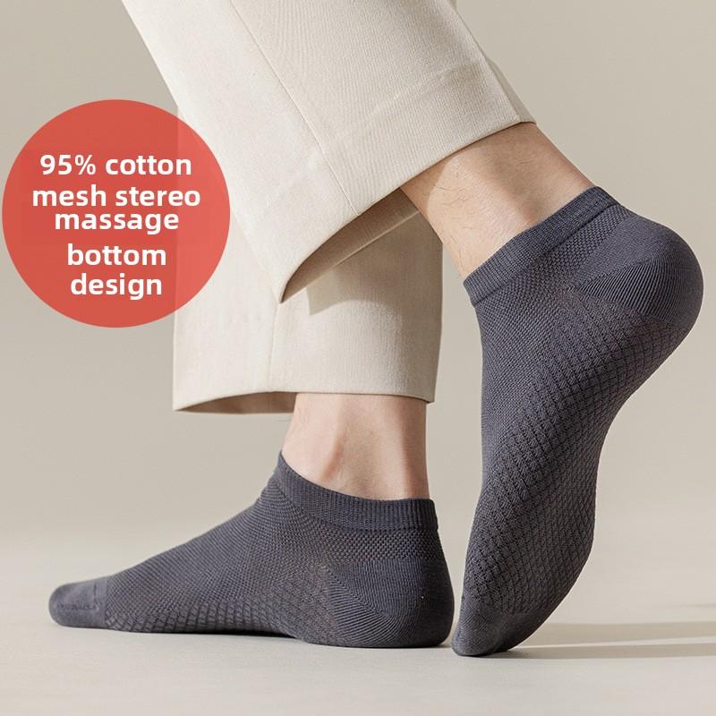 5 Pairs of Men s Summer Breathable Mesh Breathable Sweat Absorbing Deodorizing Massage Bottom Cotton Socks 5 Pairs синій
5 Pairs of Men s Summer Breathable Mesh Breathable Sweat Absorbing Deodorizing Massage Bottom Cotton Socks 5 Pairs синій