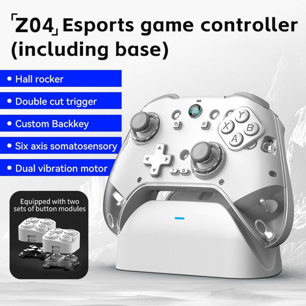 Z04 Wireless Game Controller Bluetooth-compatible Gamepad with Charging Base for Nintendo Switch/Computer/Android/Ios Black
Z04 Wireless Game Controller Bluetooth-compatible Gamepad with Charging Base for Nintendo Switch/Computer/Android/Ios Black