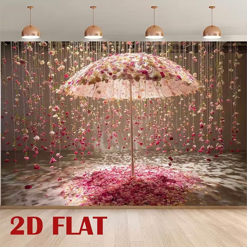 2D Pink Flower Umbrella Backdrop, Hanging Floral Photography Background 47.2x31.5inch/120*80cm
2D Pink Flower Umbrella Backdrop, Hanging Floral Photography Background 47.2x31.5inch/120*80cm