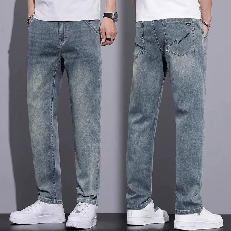 Straight Jeans Men s Spring and Autumn Loose Casual Trousers Spring New Style American High-end Stretch Pants Men 38
Straight Jeans Men s Spring and Autumn Loose Casual Trousers Spring New Style American High-end Stretch Pants Men 38