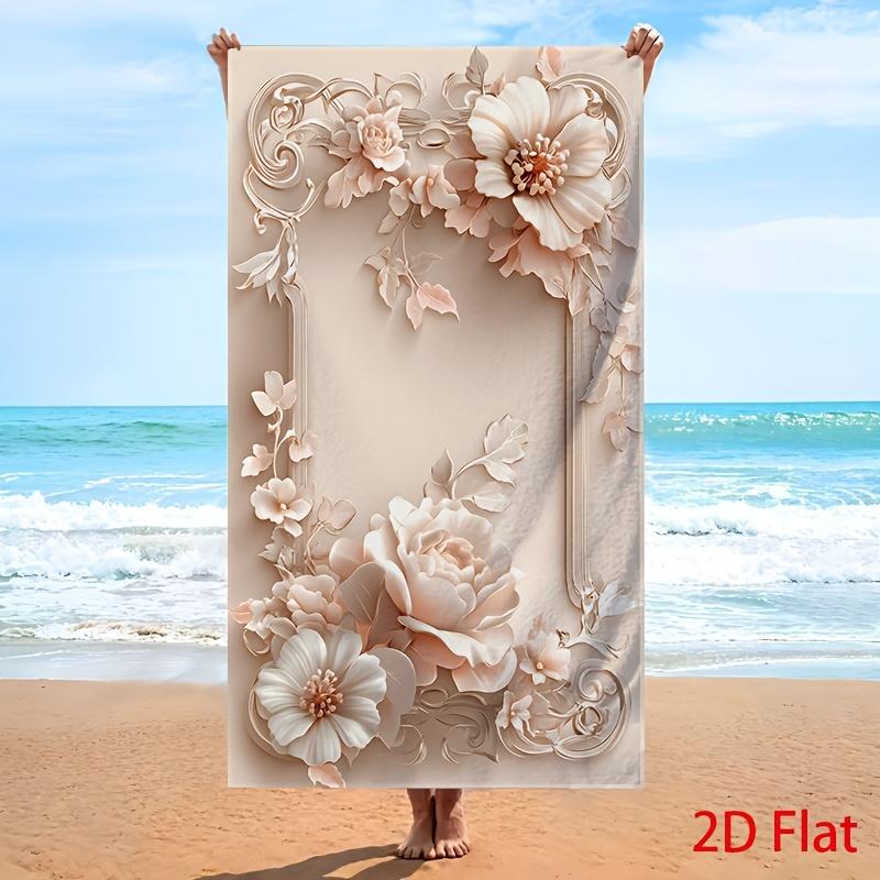 Victorian Floral Border Soft Pink Beige Peonies Towel, Oversized for Travel Picnic W40*H60(CM)
Victorian Floral Border Soft Pink Beige Peonies Towel, Oversized for Travel Picnic W40*H60(CM)
