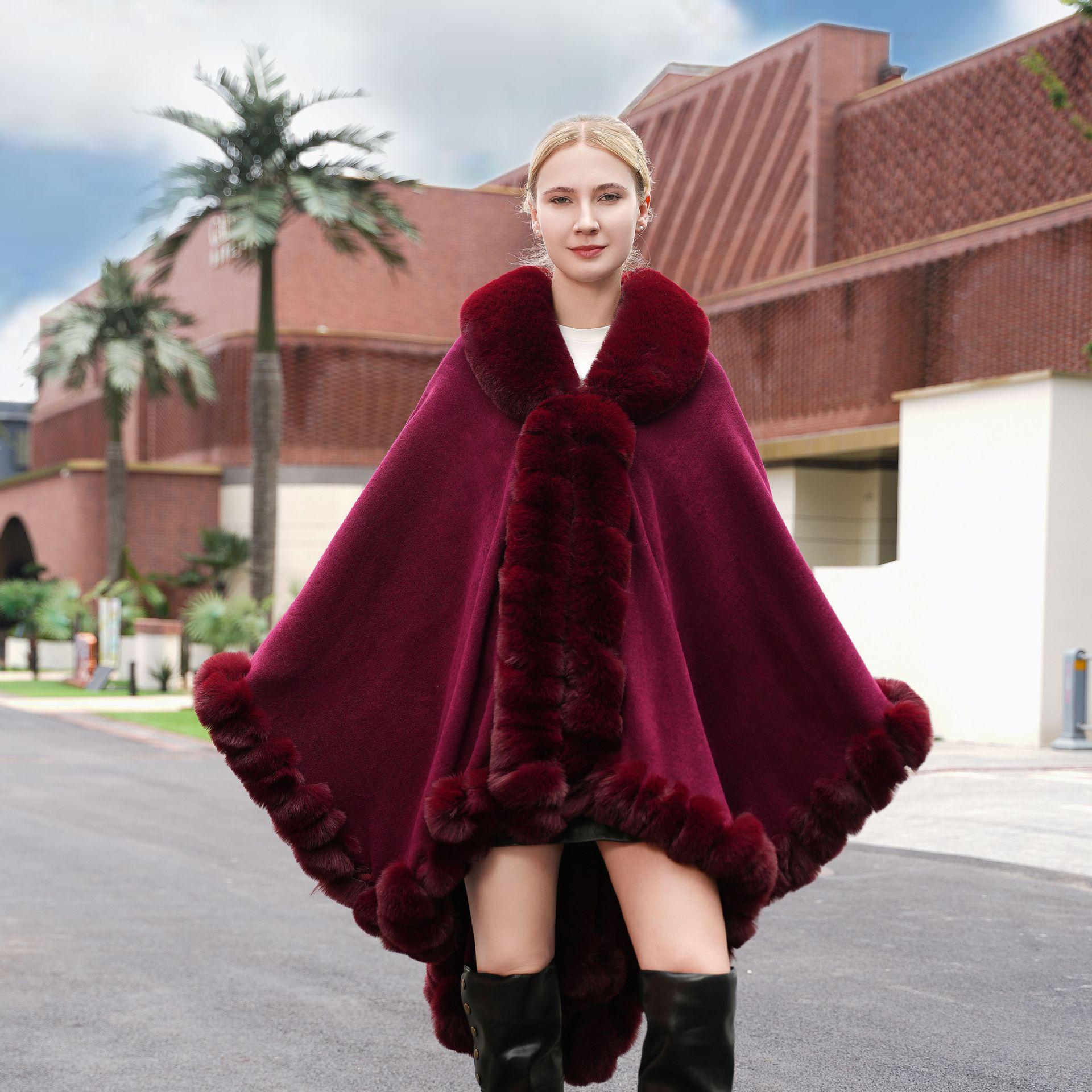 Versatile Plus Size Knit Wool Shawl Cape - Solid Color, Warm Cardigan Qipao Style One Size
Versatile Plus Size Knit Wool Shawl Cape - Solid Color, Warm Cardigan Qipao Style One Size