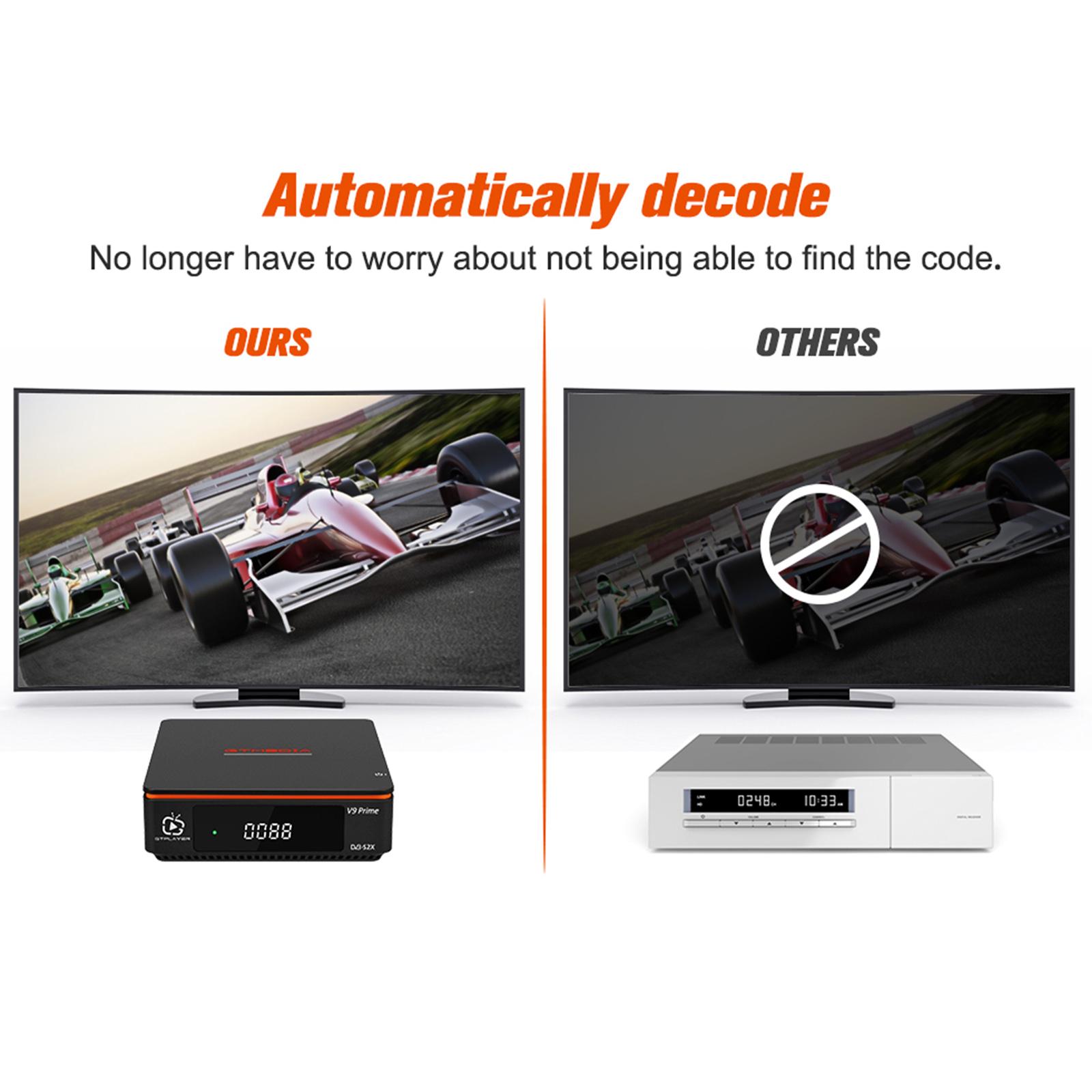 GTMedia V9 Prime HD цифровой ТВ-ресивер с Wi-Fi DVB-S/S2/S2X H.265, поддержкой многопотокового режима/T2-MI CA
GTMedia V9 Prime HD цифровой ТВ-ресивер с Wi-Fi DVB-S/S2/S2X H.265, поддержкой многопотокового режима/T2-MI CA
