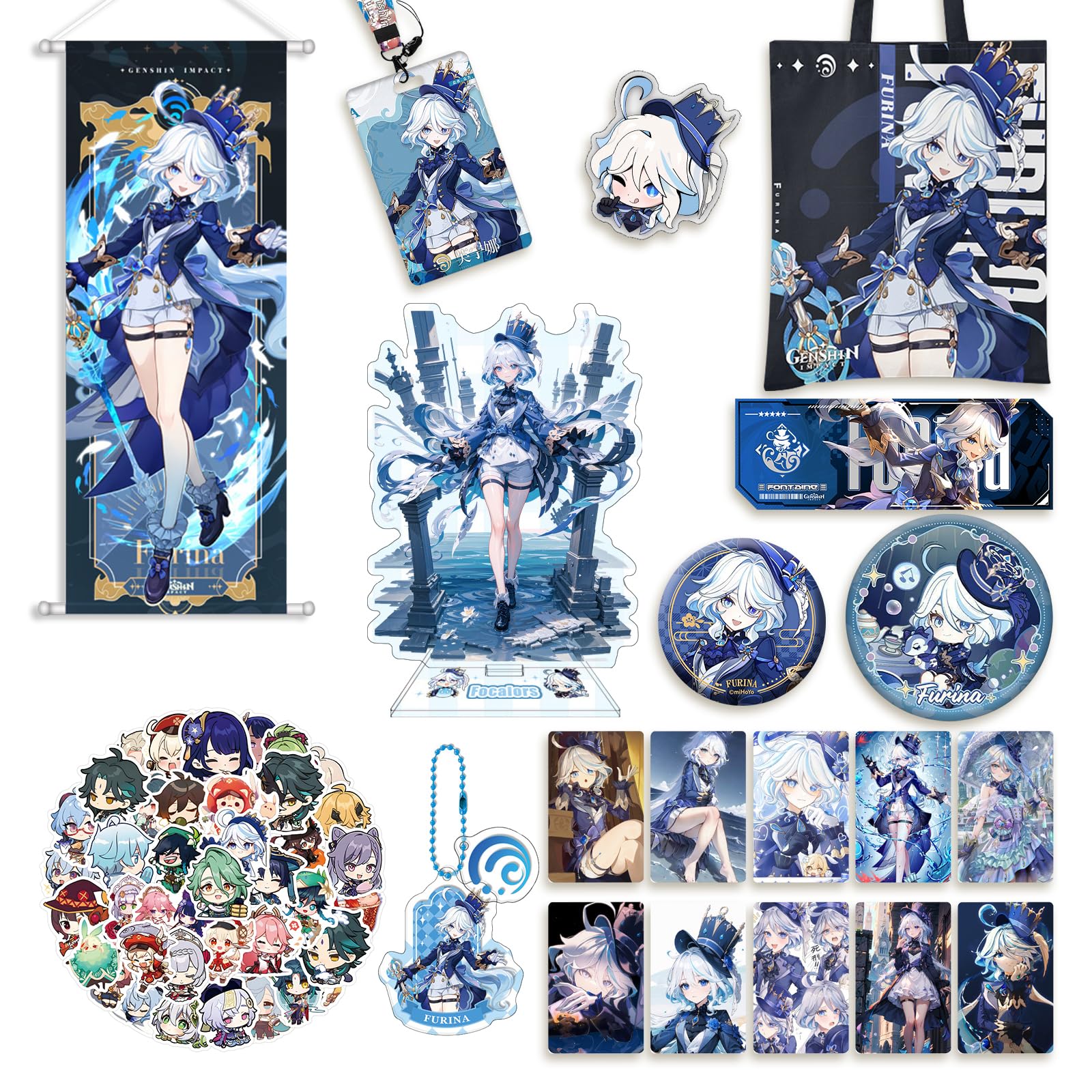 DIROLVON Genshin Freena Goods Water God Lucky Bag Set Badge Acrylic Stand Wall Hanging Birthday Present Gift (Freena)
DIROLVON Genshin Freena Goods Water God Lucky Bag Set Badge Acrylic Stand Wall Hanging Birthday Present Gift (Freena)
