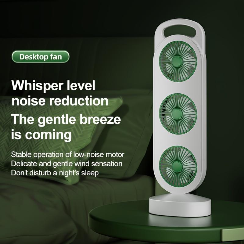 New three-turbine desktop fan, three-turbine design, strong wind, quiet and comfortable, suitable for outdoor camping, office светло-зеленый
New three-turbine desktop fan, three-turbine design, strong wind, quiet and comfortable, suitable for outdoor camping, office светло-зеленый